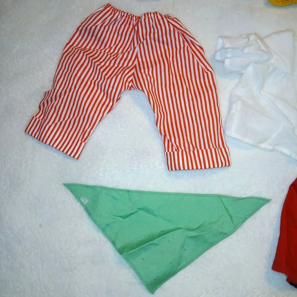 American Girl Doll Clothing Lot of 8 Pieces Pants Top Hat Scarf Tights No Doll